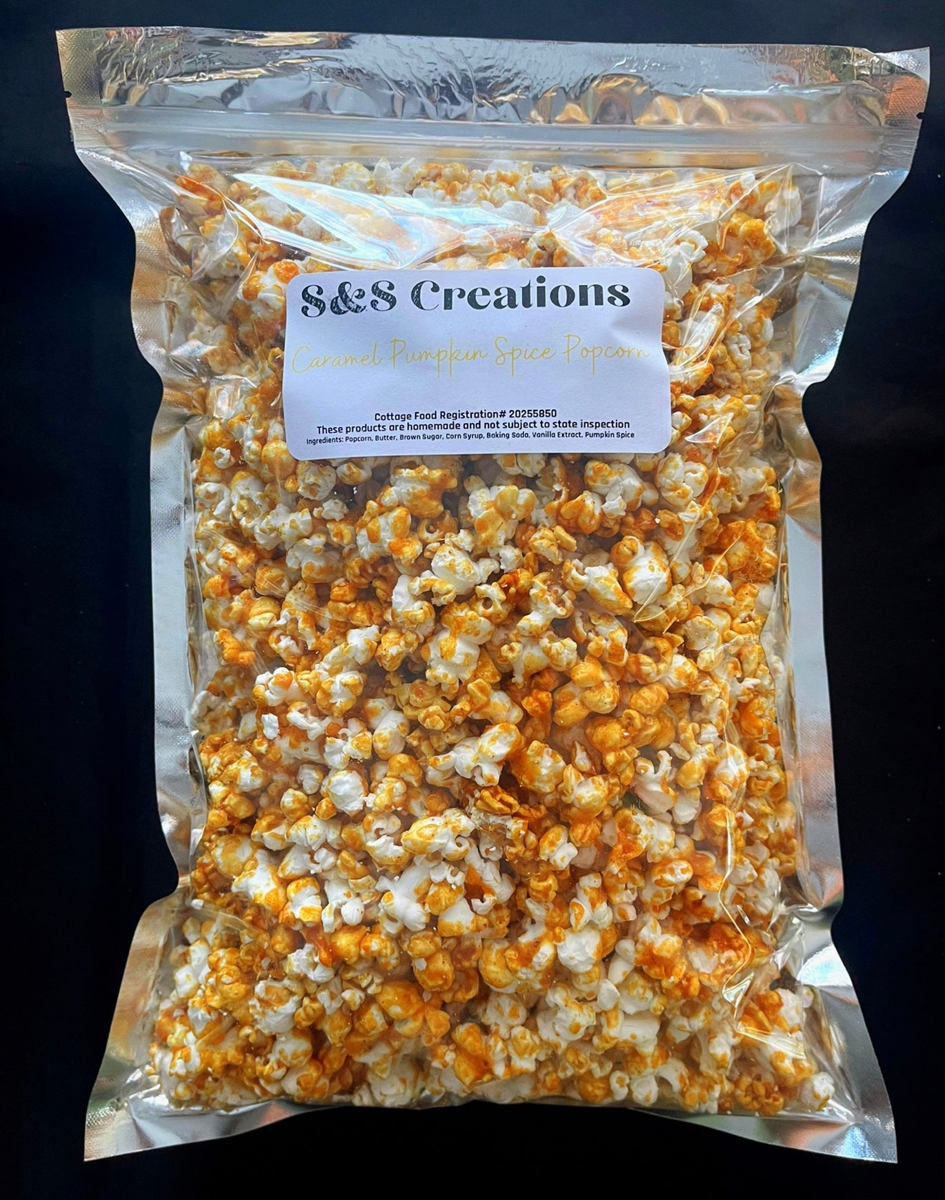 Pumpkin Spice Caramel Corn
