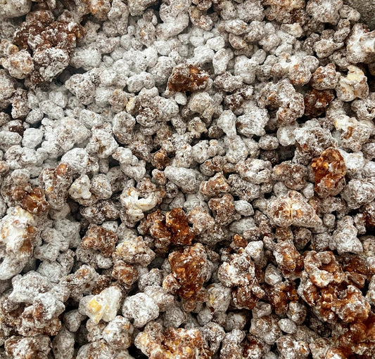 Caramel Puppy Chow Popcorn