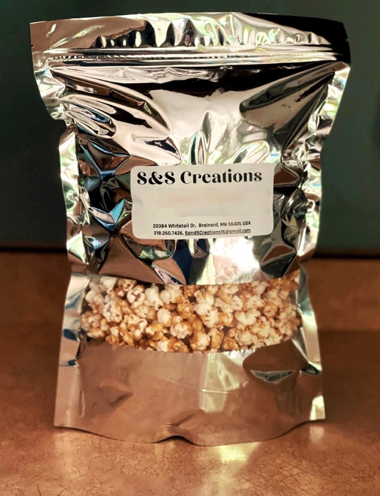 Caramel Puppy Chow Popcorn